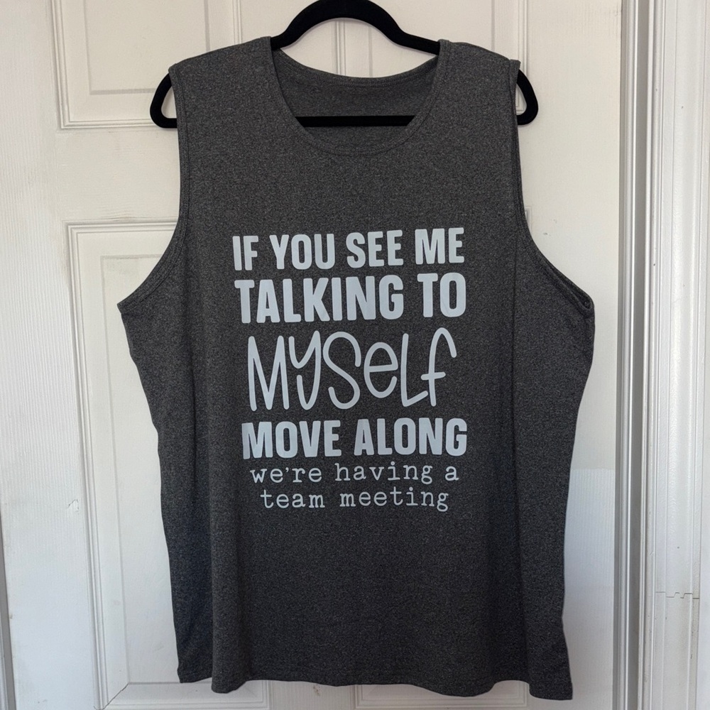 SHEIN Funny Quote Tank Top